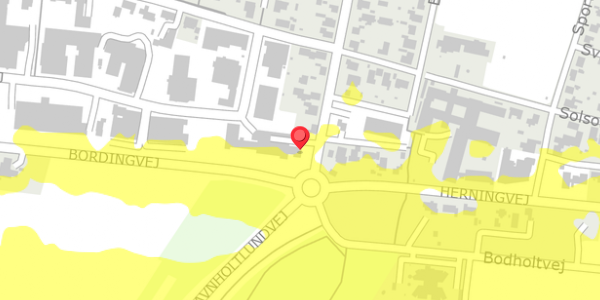 Trafikstøjkort på Fabriksvej 3A, 7441 Bording