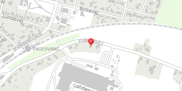 Trafikstøjkort på Fundervej 30, . , 7442 Engesvang