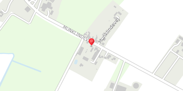 Trafikstøjkort på Munklindevej 21, 7441 Bording