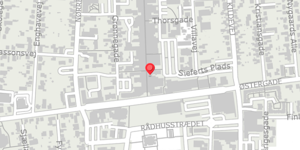 Trafikstøjkort på Strøget 8A, 7430 Ikast