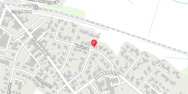 Trafikstøjkort på Toften 47, . , 7441 Bording