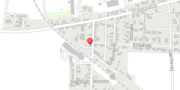 Trafikstøjkort på Algade 12, 7620 Lemvig