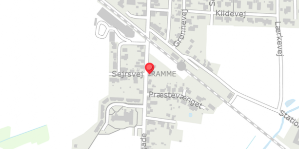 Trafikstøjkort på Algade 21, 7620 Lemvig