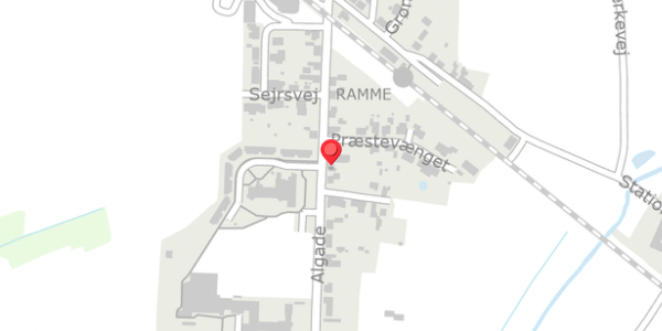 Trafikstøjkort på Algade 29, 7620 Lemvig
