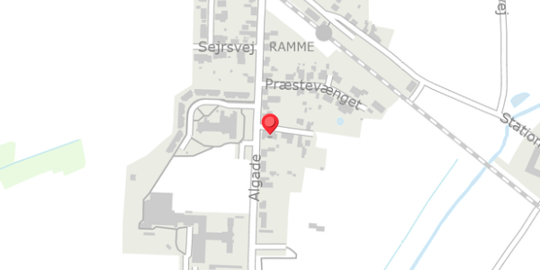 Trafikstøjkort på Algade 33, 7620 Lemvig