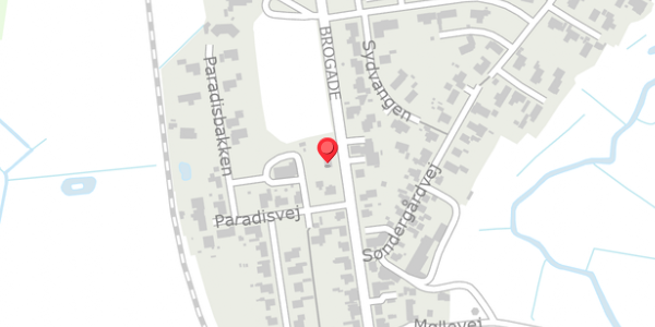Trafikstøjkort på Brogade 53, . , 7660 Bækmarksbro