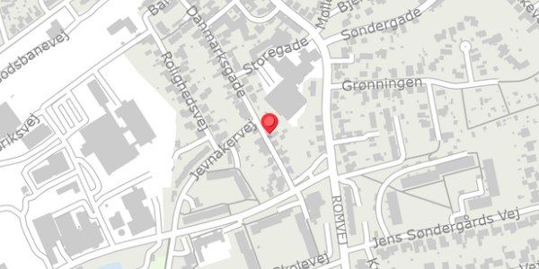 Trafikstøjkort på Danmarksgade 21, 7620 Lemvig