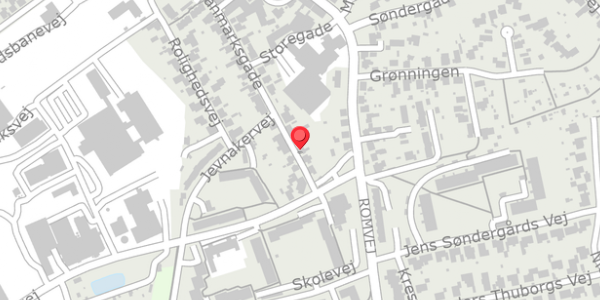 Trafikstøjkort på Danmarksgade 25, 7620 Lemvig