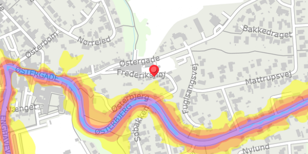 Trafikstøjkort på Frederikshøj 3, . , 7620 Lemvig