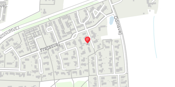 Trafikstøjkort på Frejasvej 21, 7620 Lemvig