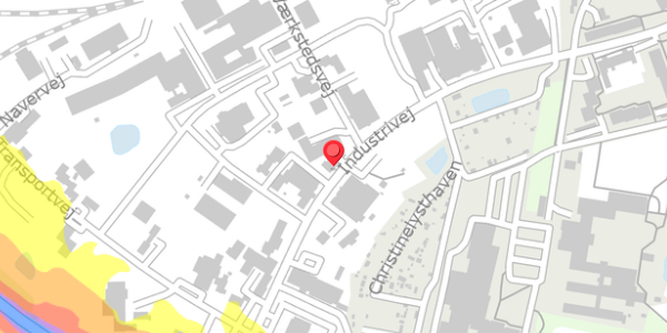 Trafikstøjkort på Industrivej 20, 7620 Lemvig