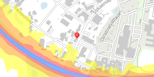 Trafikstøjkort på Industrivej 34, 7620 Lemvig