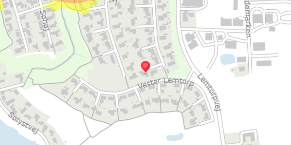 Trafikstøjkort på Nylund 19, 7620 Lemvig