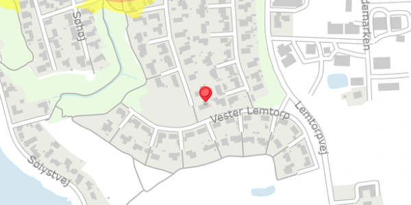 Trafikstøjkort på Nylund 63, 7620 Lemvig