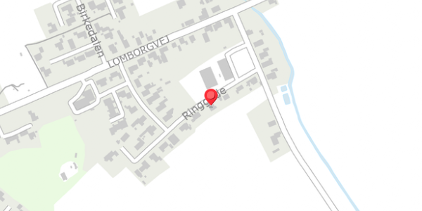 Trafikstøjkort på Ringgade 11, 7620 Lemvig