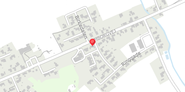Trafikstøjkort på Ringgade 47, 7620 Lemvig