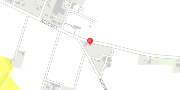 Trafikstøjkort på Adelvej 14, 6940 Lem St