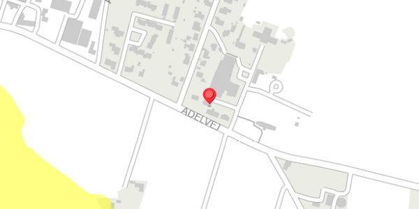 Trafikstøjkort på Adelvej 39B, . , 6940 Lem St