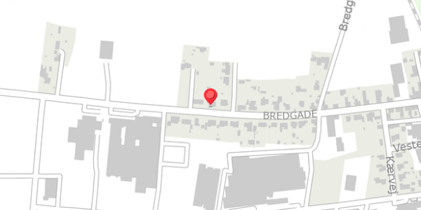 Trafikstøjkort på Bredgade 11, . , 6940 Lem St