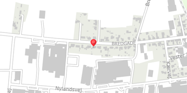 Trafikstøjkort på Bredgade 16, . , 6940 Lem St