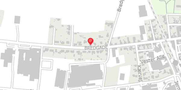 Trafikstøjkort på Bredgade 21, 6940 Lem St