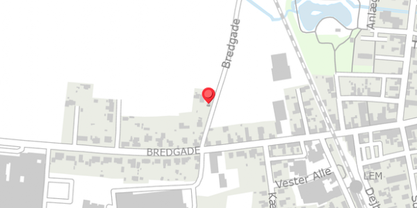 Trafikstøjkort på Bredgade 27C, . , 6940 Lem St
