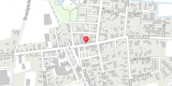 Trafikstøjkort på Bredgade 67, . , 6940 Lem St