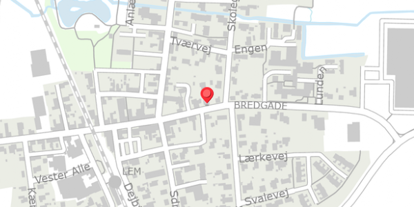 Trafikstøjkort på Bredgade 83, . , 6940 Lem St