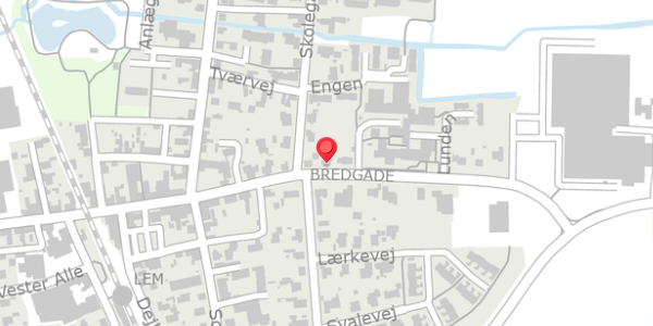 Trafikstøjkort på Bredgade 89, . , 6940 Lem St