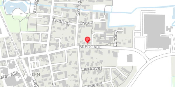 Trafikstøjkort på Bredgade 91, . , 6940 Lem St