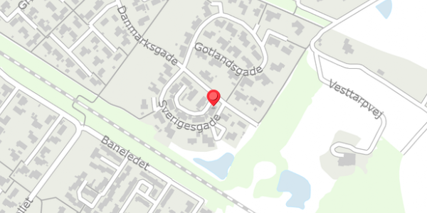 Trafikstøjkort på Danmarksgade 6, . , 6950 Ringkøbing