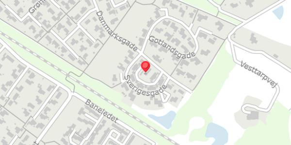 Trafikstøjkort på Danmarksgade 32, . , 6950 Ringkøbing