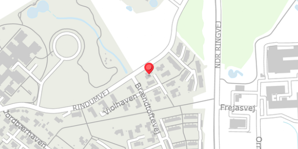 Trafikstøjkort på Neriehaven 3, . , 6950 Ringkøbing