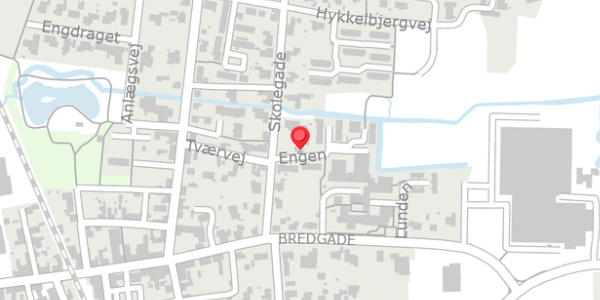 Trafikstøjkort på Engen 1, . , 6940 Lem St