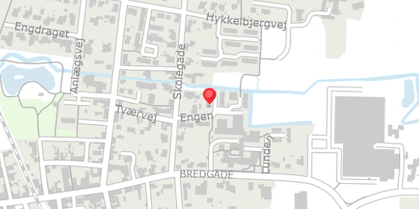 Trafikstøjkort på Engen 3, 6940 Lem St