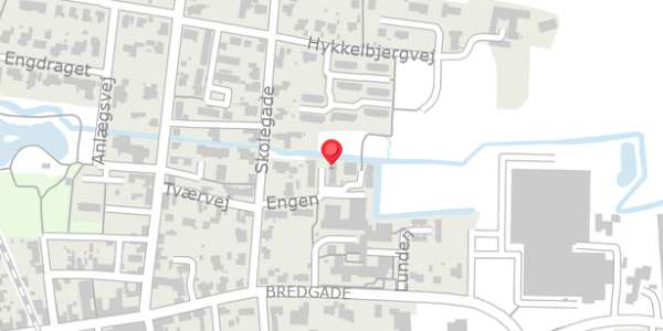 Trafikstøjkort på Engen 7, 6940 Lem St