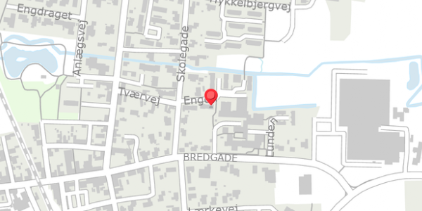 Trafikstøjkort på Engen 8, 6940 Lem St