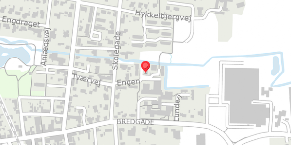 Trafikstøjkort på Engen 9, 6940 Lem St
