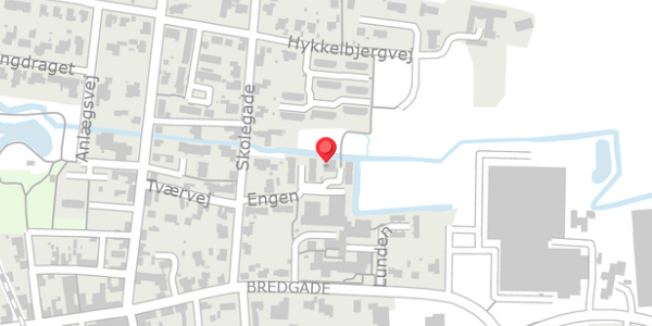 Trafikstøjkort på Engen 13, 6940 Lem St