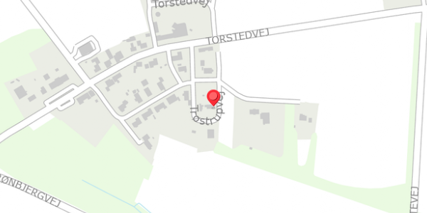 Trafikstøjkort på Trøstrupvej 35, 6980 Tim