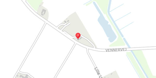 Trafikstøjkort på Vennervej 2, . , 6940 Lem St