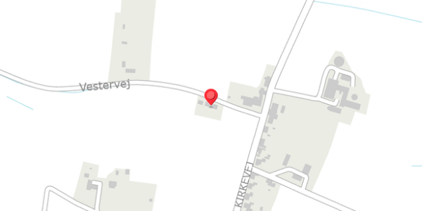 Trafikstøjkort på Vestervej 3, . , 6980 Tim