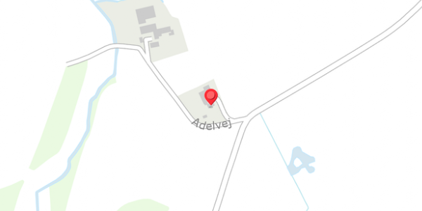 Trafikstøjkort på Adelvej 21, . , 6900 Skjern