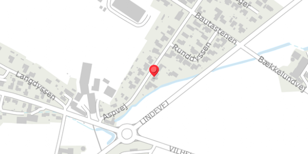 Trafikstøjkort på Aspvej 4, . , 7600 Struer