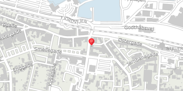 Trafikstøjkort på Bredgade 3, 7600 Struer