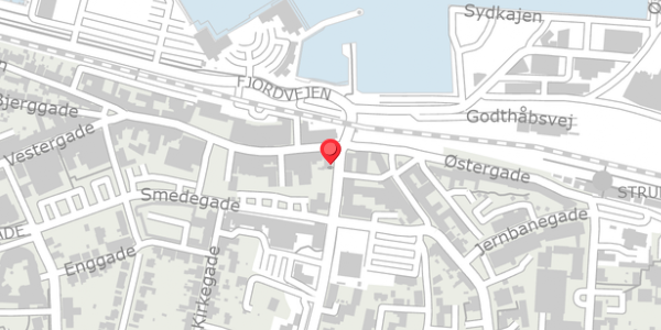Trafikstøjkort på Bredgade 4, 7600 Struer