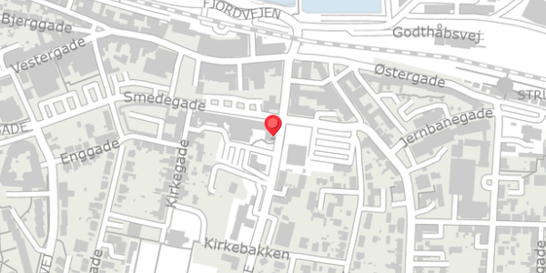 Trafikstøjkort på Bredgade 6, 7600 Struer