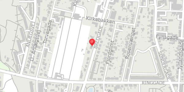 Trafikstøjkort på Bredgade 26, . , 7600 Struer