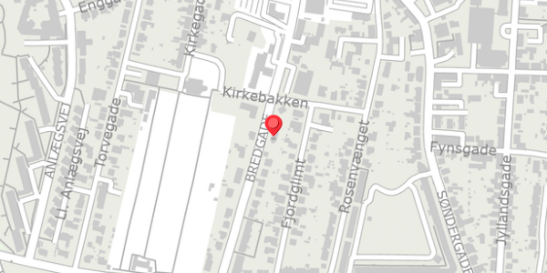 Trafikstøjkort på Bredgade 29, . , 7600 Struer
