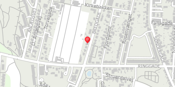 Trafikstøjkort på Bredgade 32, . , 7600 Struer